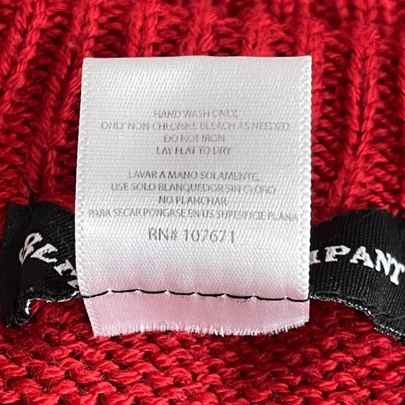 Blitzen & Company Mens Red Christmas Tree Ugly Christmas Sweater  Size Large Med - Picture 6 of 6